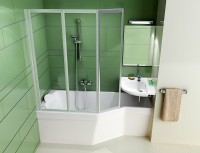 Смеситель для ванны Ravak Rosa RS 022.00/150 X070011 Хром латунь на стену