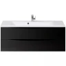 Тумба под раковину BelBagno Marino 120 MARINO-1200-2C-SO-NL-P подвесная Nero Lucido МДФ / ЛДСП