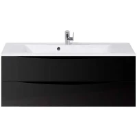 Тумба под раковину BelBagno Marino 120 MARINO-1200-2C-SO-NL-P подвесная Nero Lucido МДФ / ЛДСП