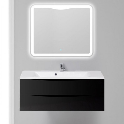 Тумба под раковину BelBagno Marino 120 MARINO-1200-2C-SO-NL-P подвесная Nero Lucido МДФ / ЛДСП