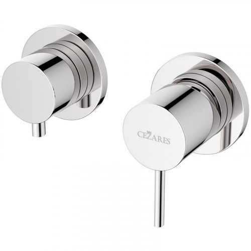 Смеситель для душа Cezares Leaf LEAF-VDIM3-L-01 Хром латунь встраиваемый