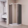 Душевой уголок RGW Passage (Пассаж) PA-86 100х100 38088600-31N профиль Хром стекло тонированное