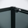 Душевой уголок Grossman Cosmo 130х70 120.K33.02.1370.21.10 профиль Черный матовый стекло тонированное