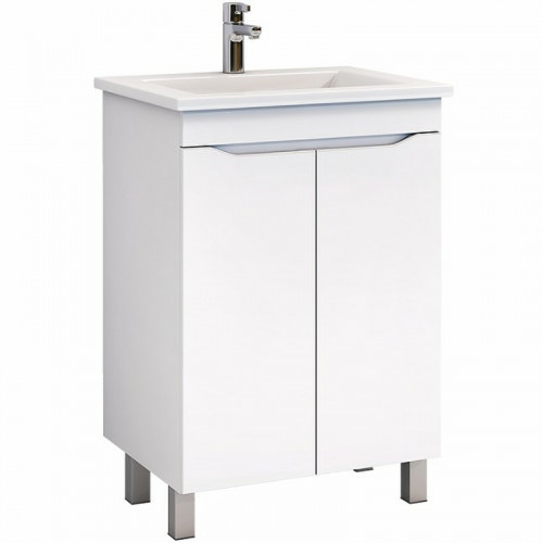 Тумба под раковину Vigo Grani 60 tn.GRI.ELI.60.2D Белая МДФ / ЛДСП