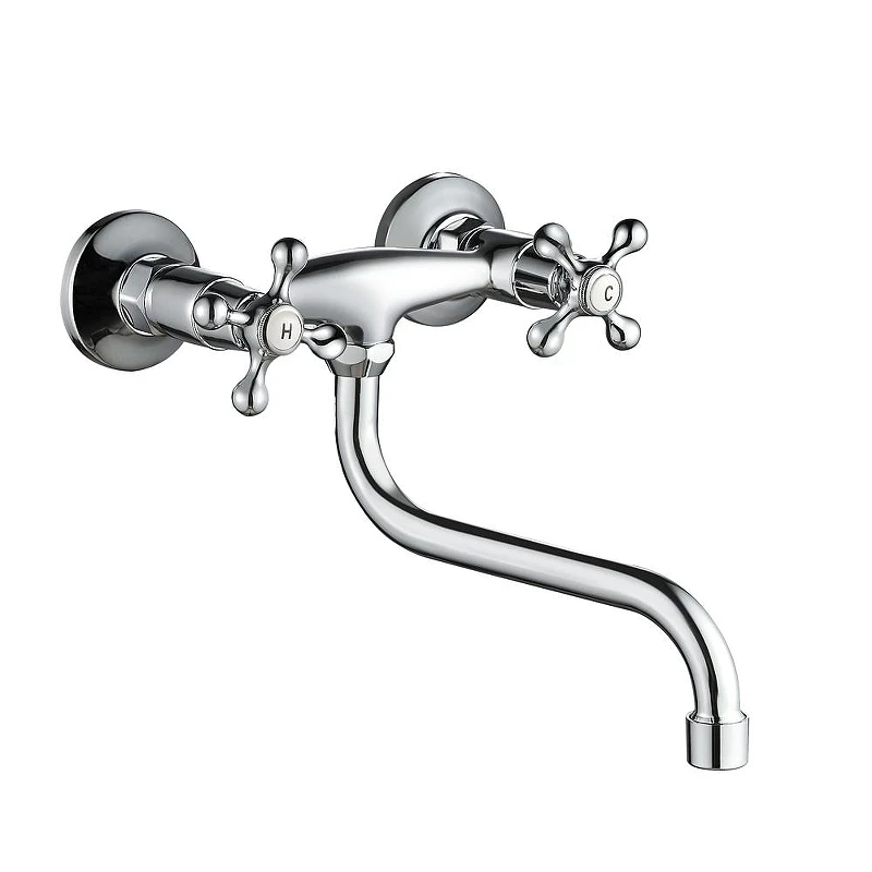 Смеситель для кухни WesnaArt Rassvet RAS02-190 цвет Хром