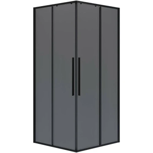 Душевой уголок Niagara Nova 90х90 NG-2823-34BLACK профиль Черный матовый стекло тонированное