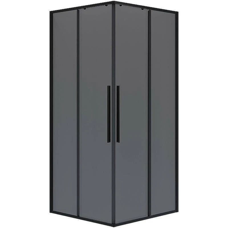 Душевой уголок Niagara Nova 90х90 NG-2823-34BLACK профиль Черный матовый стекло тонированное