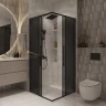 Душевой уголок Niagara Nova 90х90 NG-2823-34BLACK профиль Черный матовый стекло тонированное