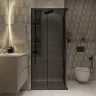 Душевой уголок Niagara Nova 90х90 NG-2823-34BLACK профиль Черный матовый стекло тонированное