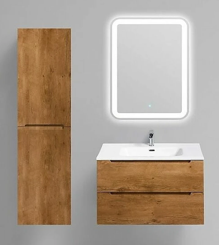 Шкаф пенал BelBagno Etna 40 L ETNA-1500-2A-SC-RN-P-L подвесной Rovere Nature МДФ / ЛДСП