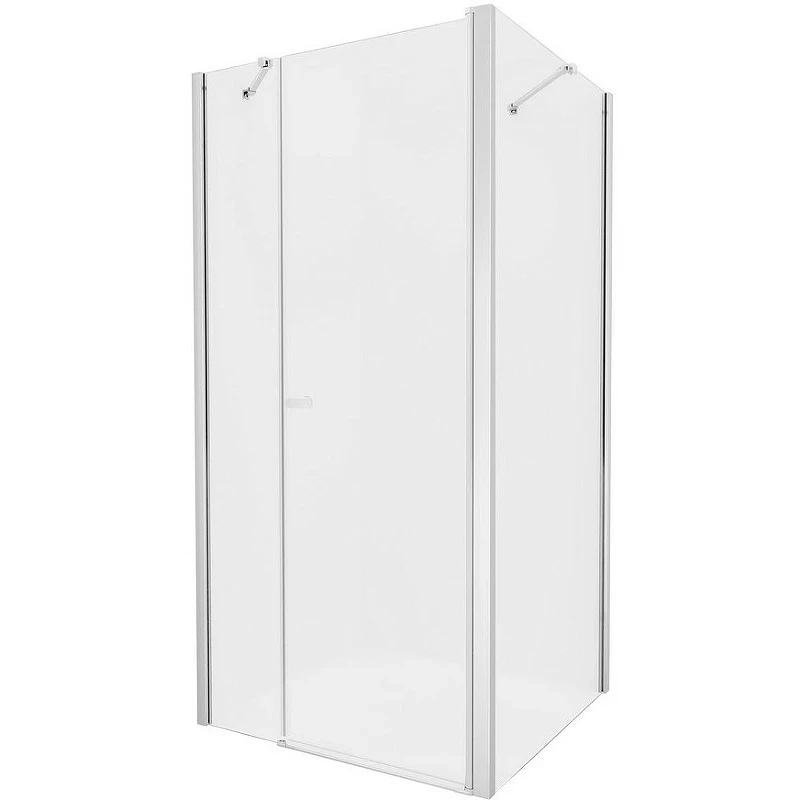 Душевой уголок New Trendy New Soleo Chrome 120х110 K-0713 профиль Хром стекло прозрачное
