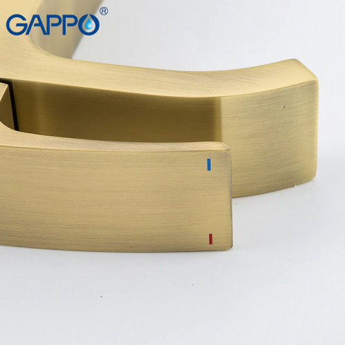 Смеситель для раковины Gappo G07-4 G1007-4 Бронза латунь