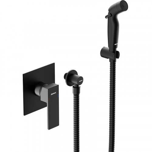 Гигиенический душ со смесителем Damixa Gala 537510300 Черный матовый латунь встраиваемый