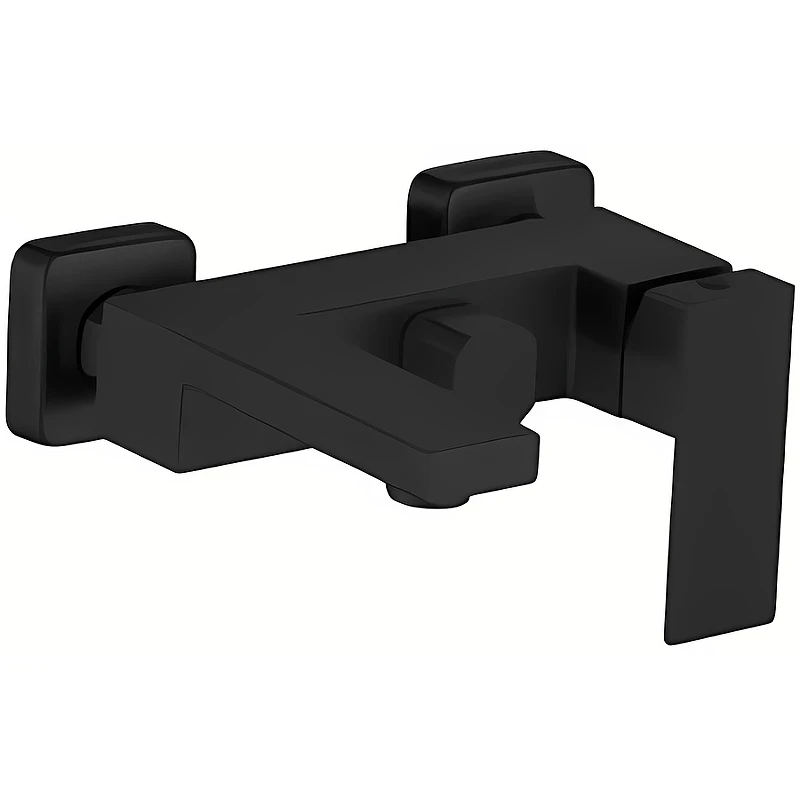 Смеситель для ванны Haiba HB60803-7 Черный матовый нержавеющая сталь на стену