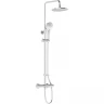 Душевая система Vitra Aquaheat A47205EXP с термостатом Хром латунь на стену