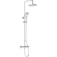Душевая система Vitra Aquaheat A47205EXP с термостатом Хром латунь на стену
