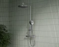 Душевая система Vitra Aquaheat A47205EXP с термостатом Хром латунь на стену