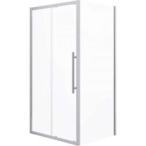 Душевой уголок Esbano Flex 120x80 ESOGF128PSC профиль Хром стекло прозрачное