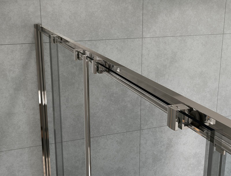 Душевая дверь Vincea Garda 180 VDS-1G2180CH профиль Хром стекло шиншилла