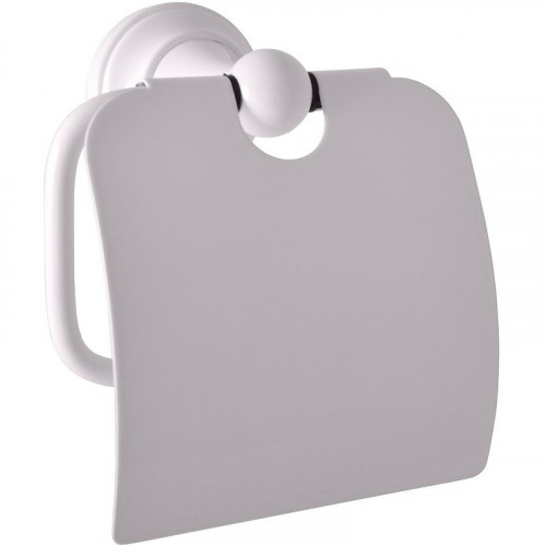 Держатель туалетной бумаги Rav Slezak Morava MKA0400B с крышкой Белый