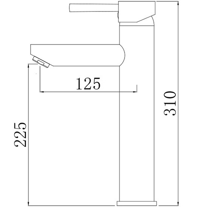 Смеситель для раковины Comforty FC018B-CKBT 00-00006497 Белый