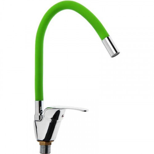 Смеситель для кухни Сантаком StOmega 3398-5 Зеленый Хром