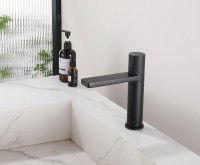 Смеситель для раковины Abber Rund AF8710B Черный матовый латунь