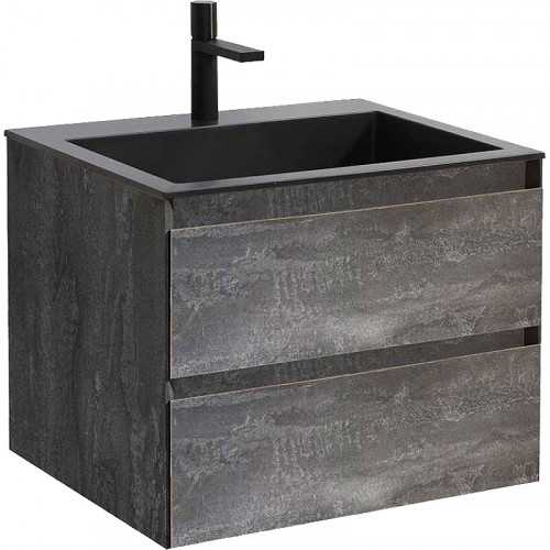 Тумба под раковину Vincea Luka 60 VMC-2L600GS подвесная G.Stone МДФ / ЛДСП