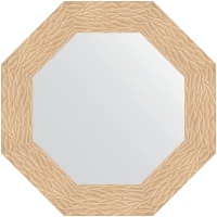 Зеркало Evoform Octagon 61х61 BY 7348 в багетной раме - Золотые дюны 90 мм стекло
