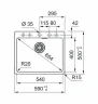 Кухонная мойка Franke Maris MRG 610-54 FTL 59 114.0696.193 цвет Белый