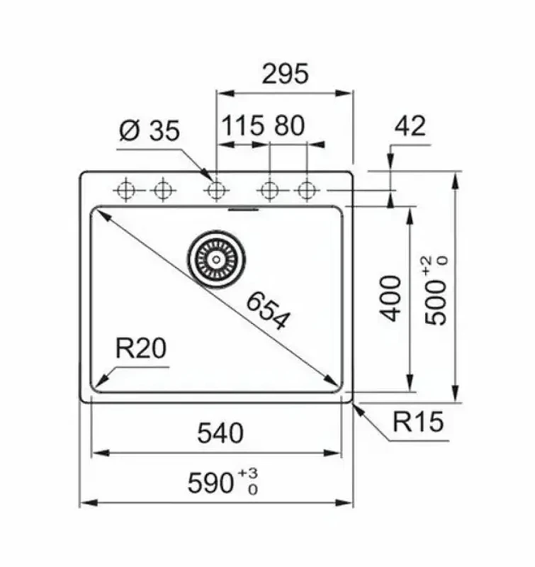 Кухонная мойка Franke Maris MRG 610-54 FTL 59 114.0696.193 цвет Белый
