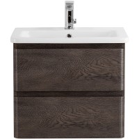 Тумба под раковину BelBagno 60 ALBANO-CER-600-2C-SO-RNG подвесная Robere Nature Grigio МДФ / ЛДСП