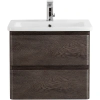 Тумба под раковину BelBagno 60 ALBANO-CER-600-2C-SO-RNG подвесная Robere Nature Grigio МДФ / ЛДСП