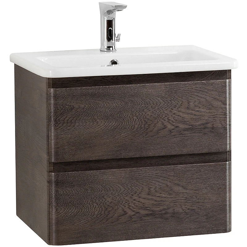 Тумба под раковину BelBagno 60 ALBANO-CER-600-2C-SO-RNG подвесная Robere Nature Grigio МДФ / ЛДСП