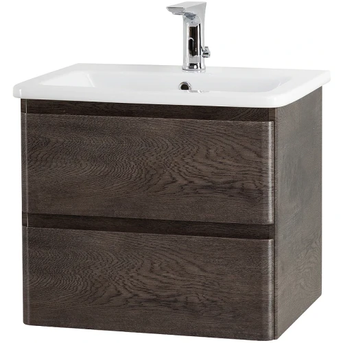 Тумба под раковину BelBagno 60 ALBANO-CER-600-2C-SO-RNG подвесная Robere Nature Grigio МДФ / ЛДСП