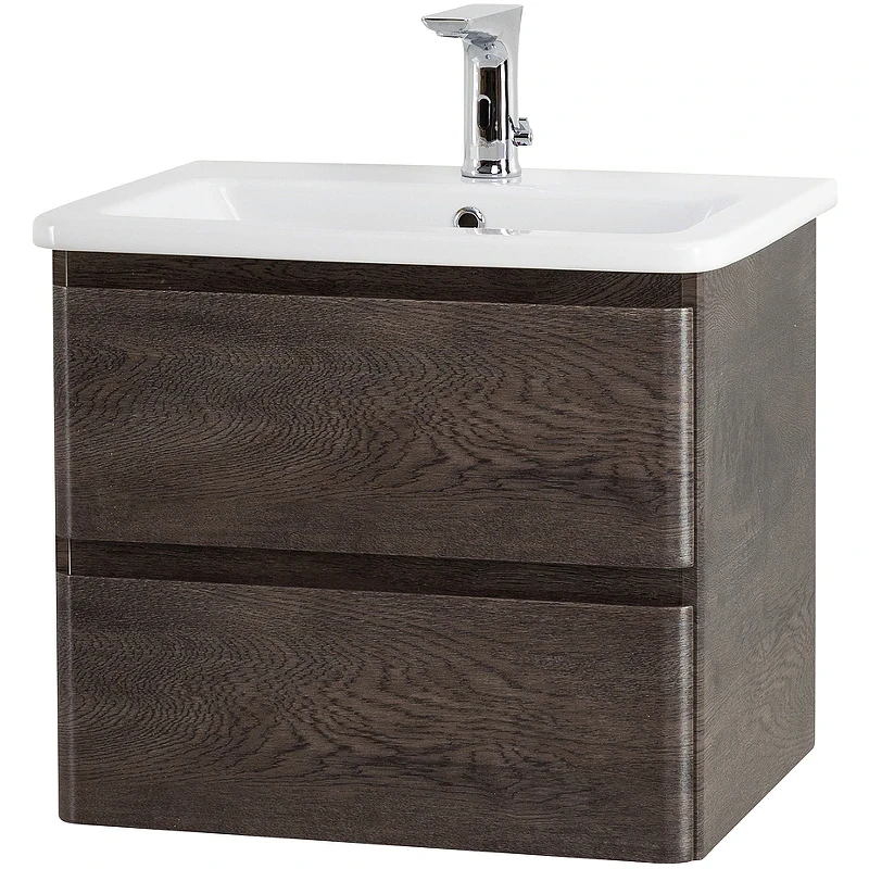 Тумба под раковину BelBagno 60 ALBANO-CER-600-2C-SO-RNG подвесная Robere Nature Grigio МДФ / ЛДСП