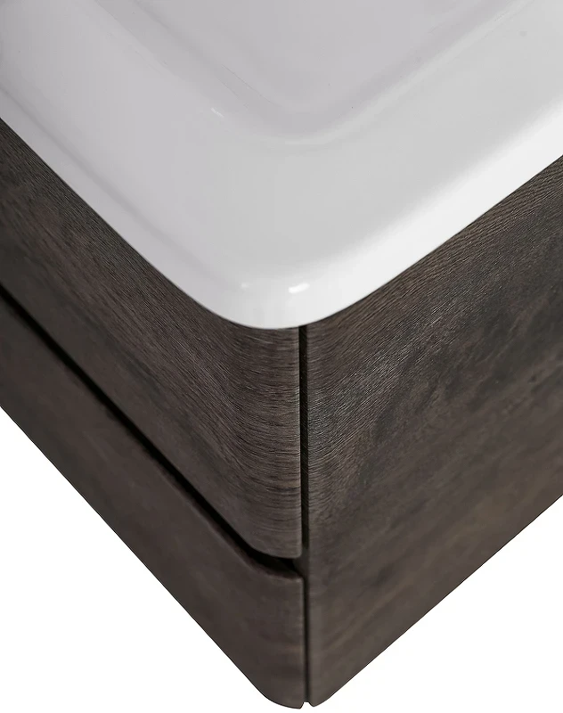Тумба под раковину BelBagno 60 ALBANO-CER-600-2C-SO-RNG подвесная Robere Nature Grigio МДФ / ЛДСП