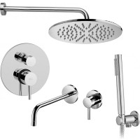 Комплект смесителей Paffoni Light KITLIG018CR006 Хром латунь