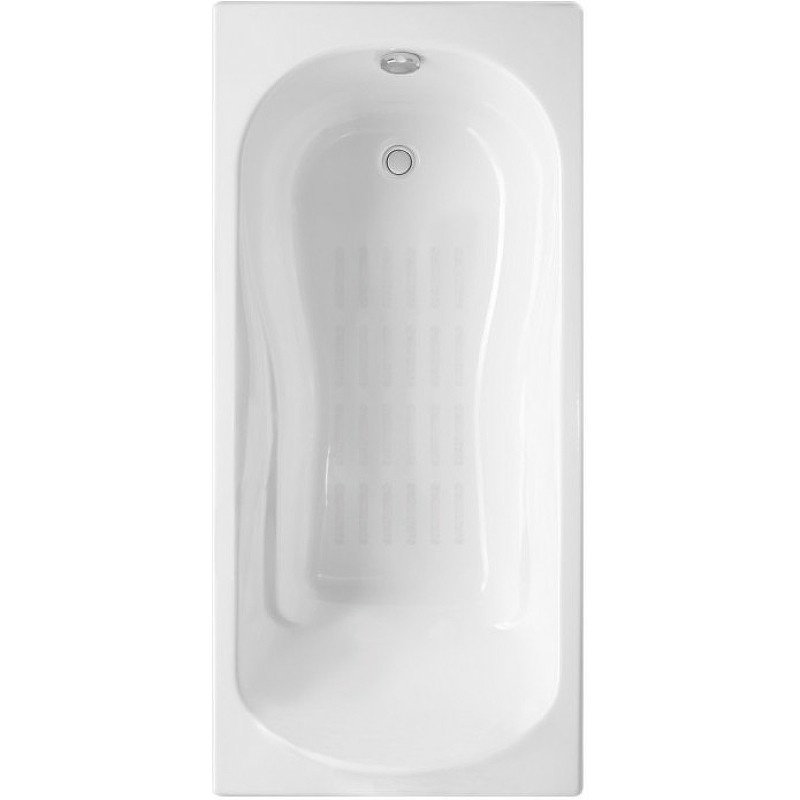 Чугунная ванна Delice Haiti Luxe 150x80 DLR230636-AS без отверстий под ручки с антискользящим покрытием
