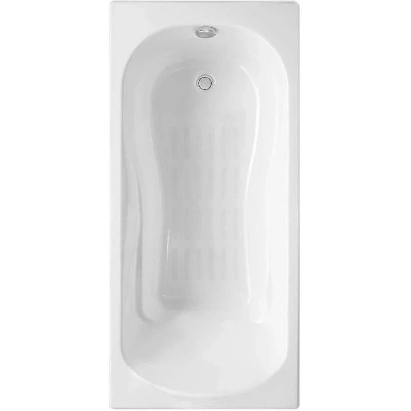Чугунная ванна Delice Haiti Luxe 150x80 DLR230636-AS без отверстий под ручки с антискользящим покрытием