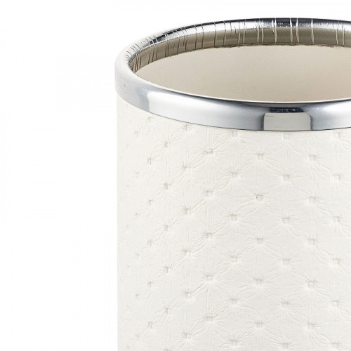 Стакан для зубных щеток Geralis M-PWH-M Punto цвет Белый, кант Хром