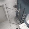 Душевой уголок DIWO Казань 88х88 Щ0000055601 профиль Хром стекло прозрачное