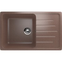 Кухонная мойка Ulgran Classic U-400-307 Терракот искусственный камень (литьевой мрамор) встраиваемый