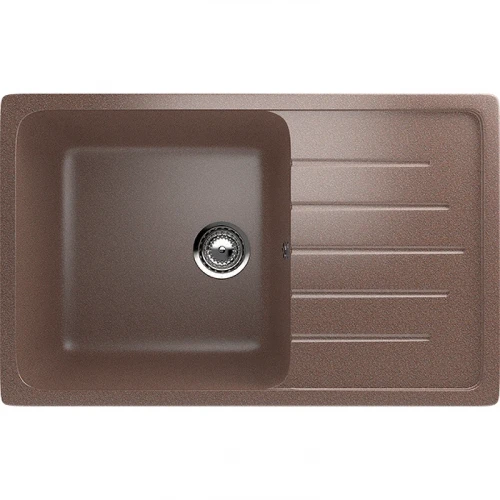 Кухонная мойка Ulgran Classic U-400-307 Терракот искусственный камень (литьевой мрамор) встраиваемый