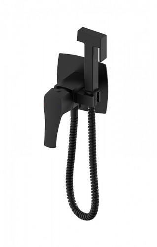 Гигиенический душ со смесителем Wonzon &amp; Woghand Flex WW-88829072-MB цвет Черный матовый