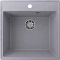 Кухонная мойка Ulgran Quartz Forte 505-05 Бетон искусственный камень (литьевой мрамор) встраиваемый