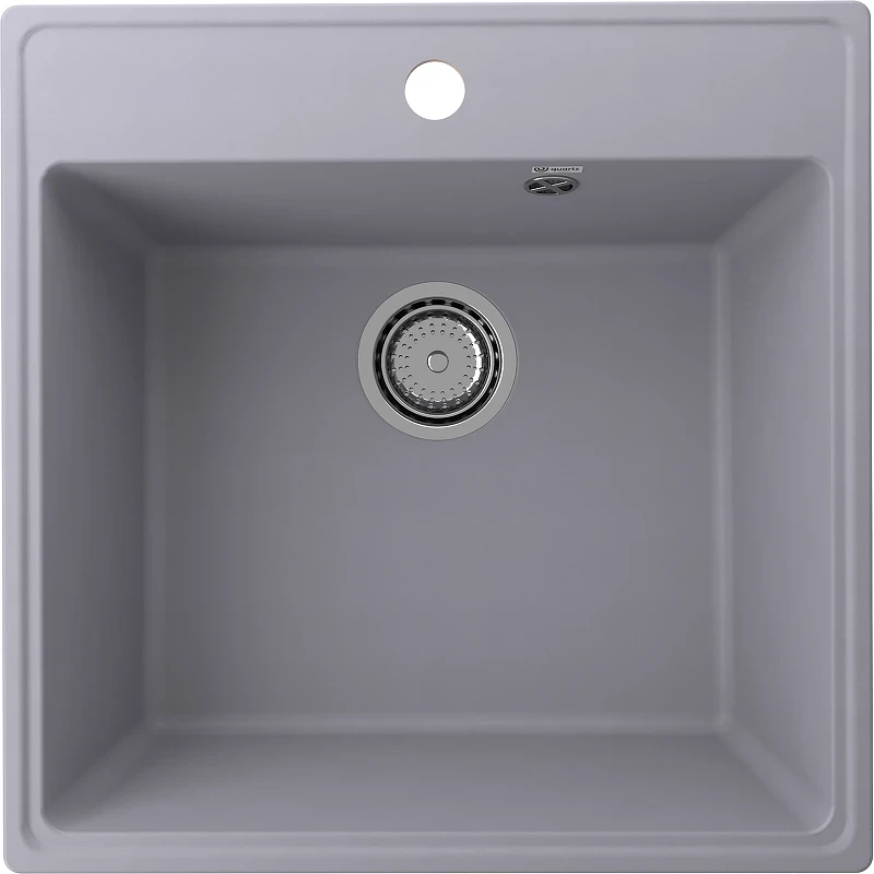 Кухонная мойка Ulgran Quartz Forte 505-05 Бетон искусственный камень (литьевой мрамор) встраиваемый