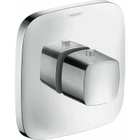 Смеситель для душа Hansgrohe PuraVida Highflow 15772000 с термостатом Хром латунь встраиваемый