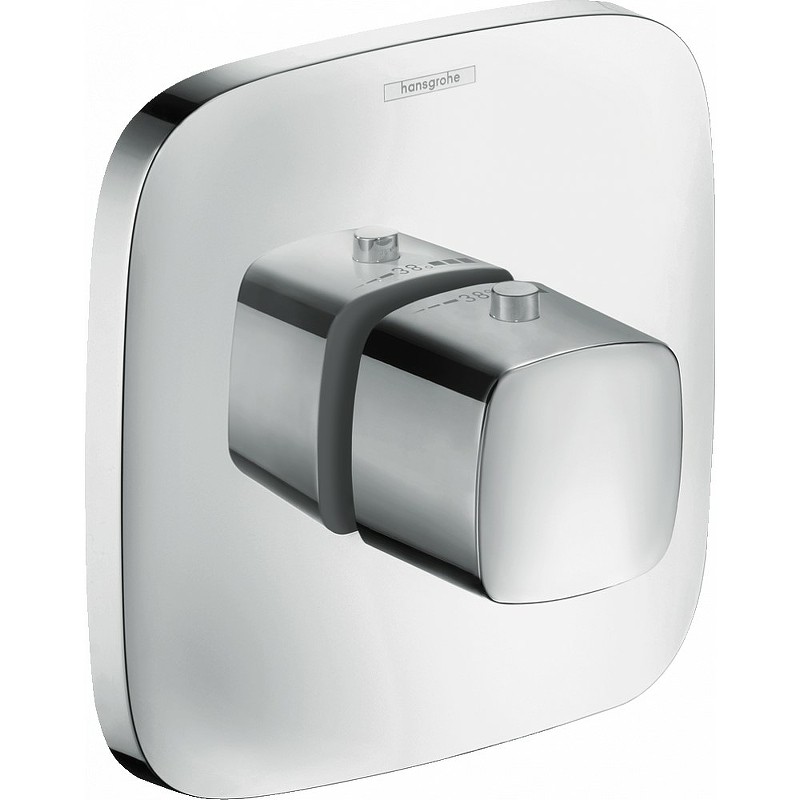 Смеситель для душа Hansgrohe PuraVida Highflow 15772000 с термостатом Хром латунь встраиваемый