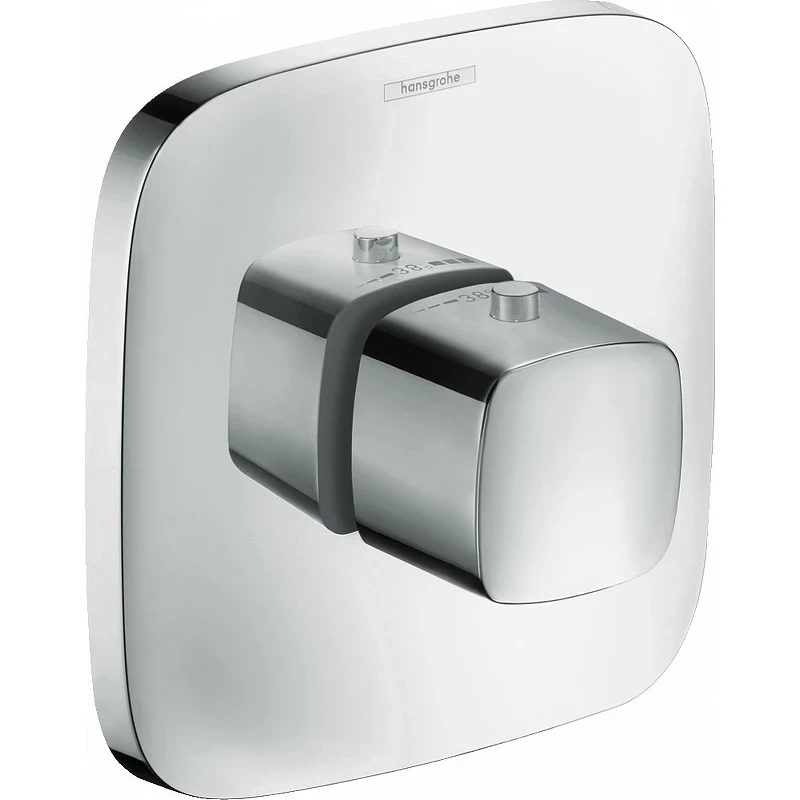 Смеситель для душа Hansgrohe PuraVida Highflow 15772000 с термостатом Хром латунь встраиваемый